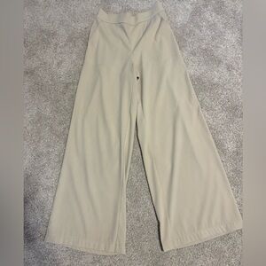 Max Studio Cream Wide-Leg Pants